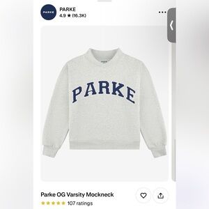 NWT Parke Varsity Mockneck
